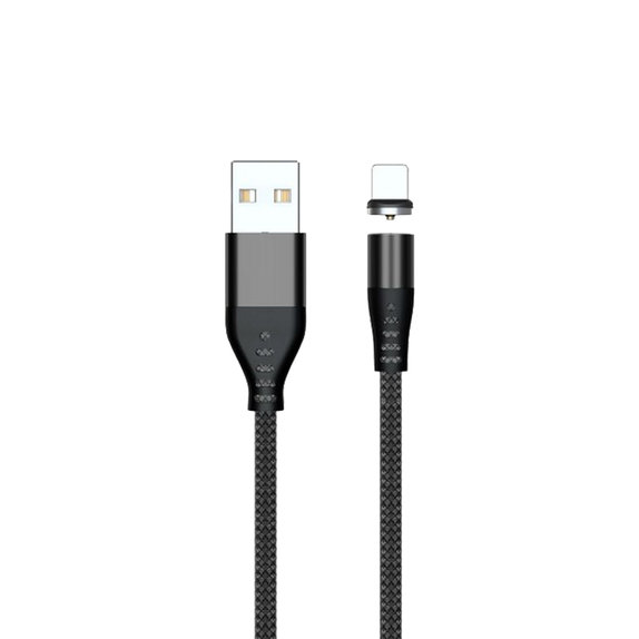 FixPremium - Lightning / USB Magnetic Cable (2m), black