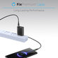 FixPremium - USB-C / USB Cable with LED Indicator (1m), black