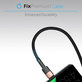 FixPremium - USB-C / USB Cable with Fast Charging (1m), black