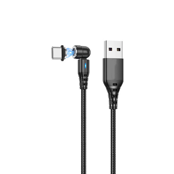 FixPremium - USB-C / USB Magnetic Cable (1m), black