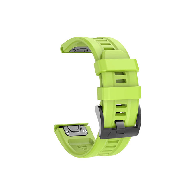 FixPremium - Silicone Strap for Garmin (QuickFit 26mm), green