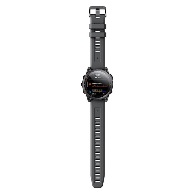 FixPremium - Silicone Strap for Garmin (QuickFit 22mm), black
