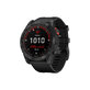 FixPremium - Silicone Strap for Garmin (QuickFit 22mm), black