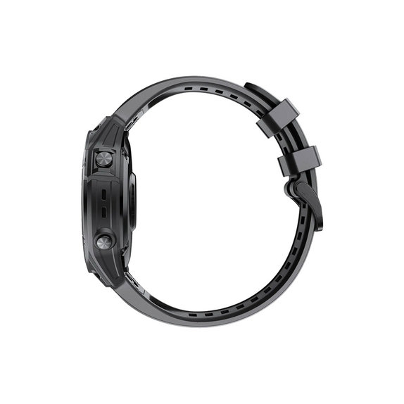 FixPremium - Silicone Strap for Garmin (QuickFit 26mm), black