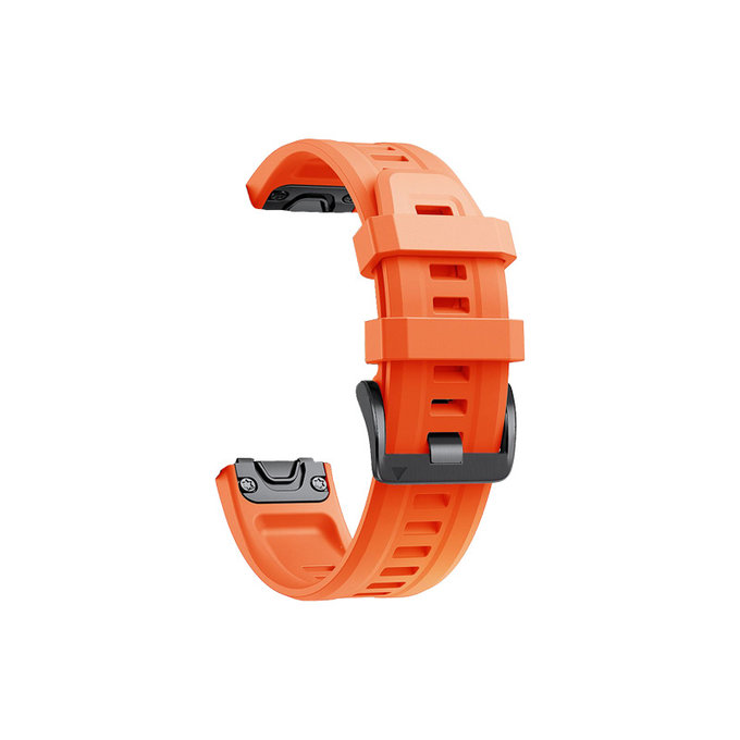 FixPremium - Silicone Strap for Garmin (QuickFit 26mm), orange