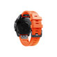FixPremium - Silicone Strap for Garmin (QuickFit 26mm), orange