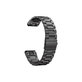 FixPremium - Stainless Steel Strap for Garmin (QuickFit 22mm), black
