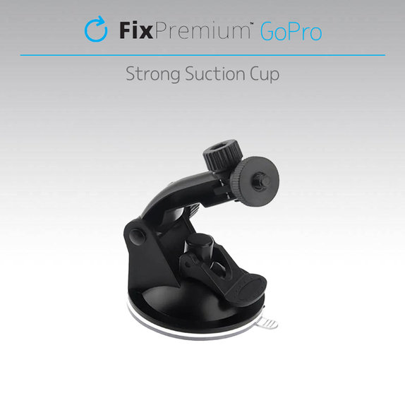 FixPremium - Mount for GoPro with Suction, black