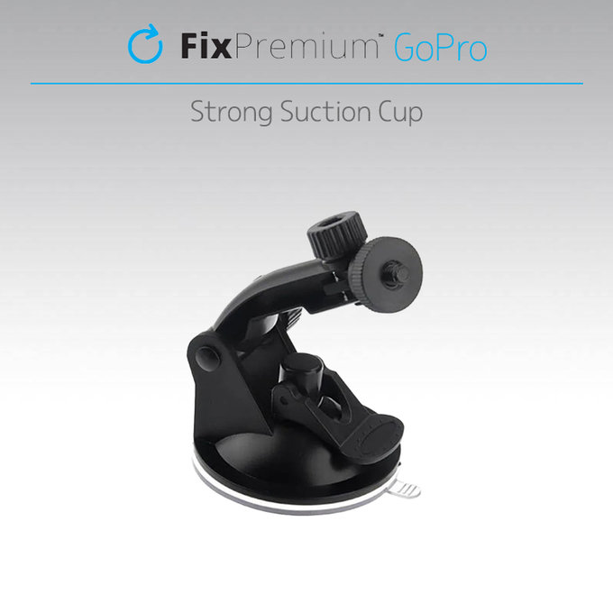FixPremium - Mount for GoPro with Suction, black