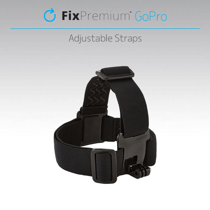 FixPremium - Head Mount for GoPro, black