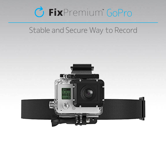 FixPremium - Head Mount for GoPro, black