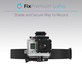 FixPremium - Head Mount for GoPro, black