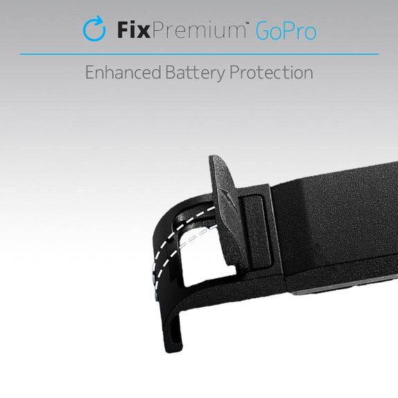 FixPremium - Battery Cover for GoPro Hero 9, black