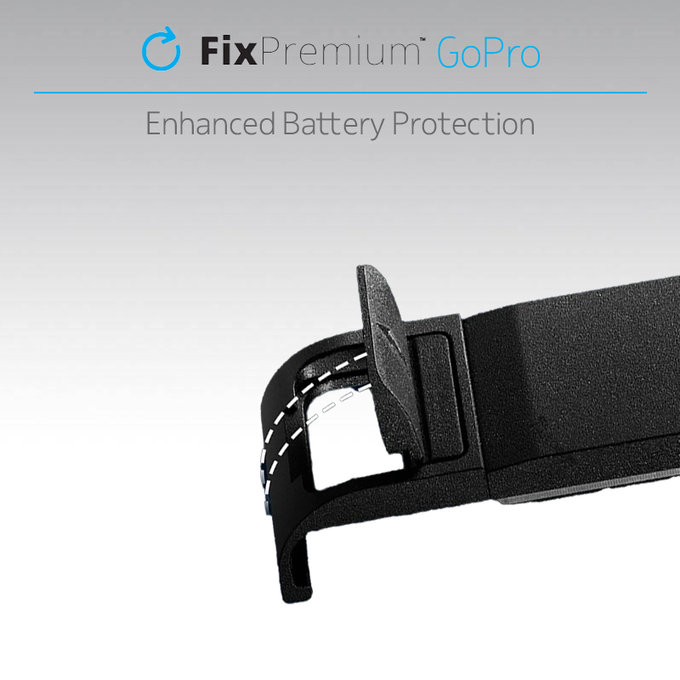 FixPremium - Battery Cover for GoPro Hero 9, black