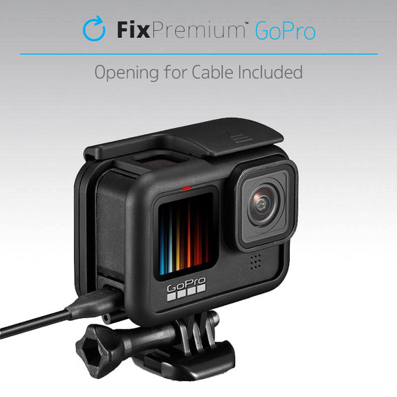 FixPremium - Battery Cover for GoPro Hero 9, black