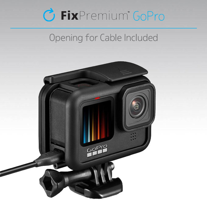 FixPremium - Battery Cover for GoPro Hero 9, black