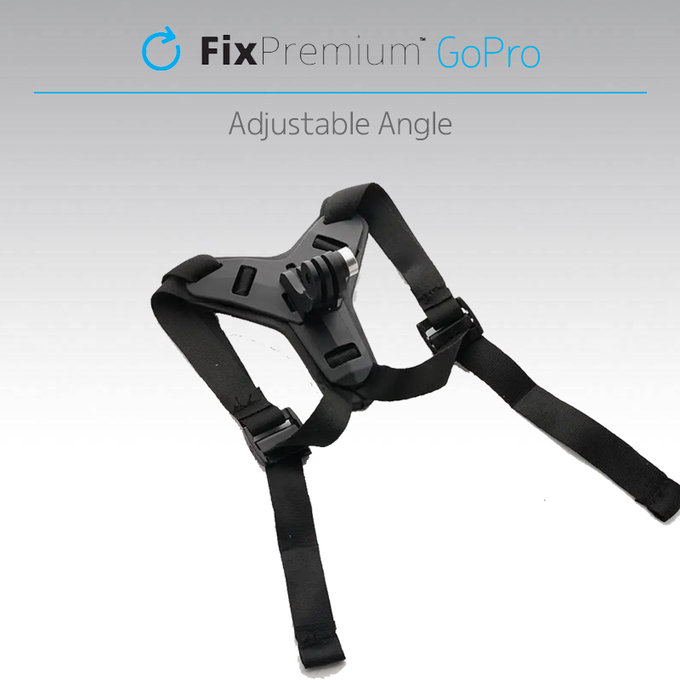 FixPremium - Helmet Mount for GoPro, black