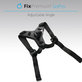 FixPremium - Helmet Mount for GoPro, black