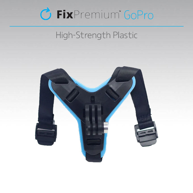 FixPremium - Helmet Mount for GoPro, black