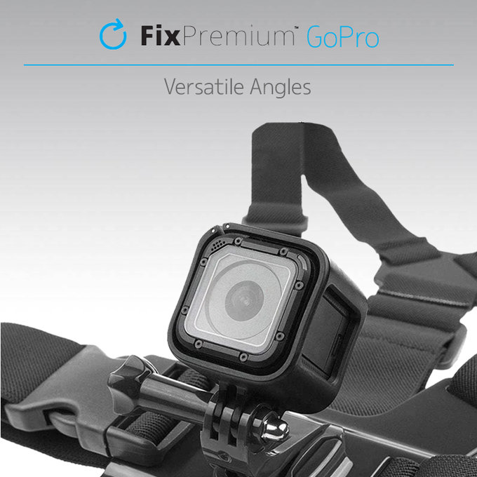 FixPremium - Body Mount for GoPro, black