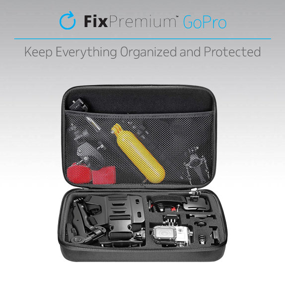 FixPremium - Case for GoPro & Accessories (Size L), black