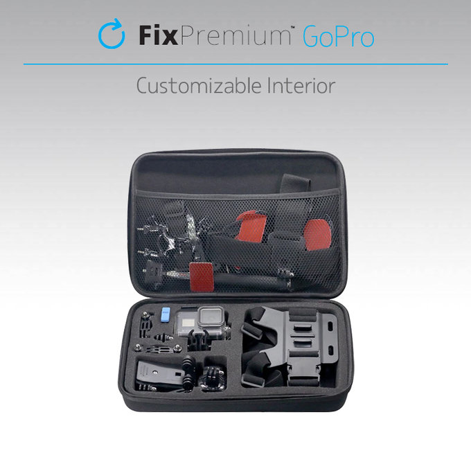 FixPremium - Case for GoPro & Accessories (Size L), black