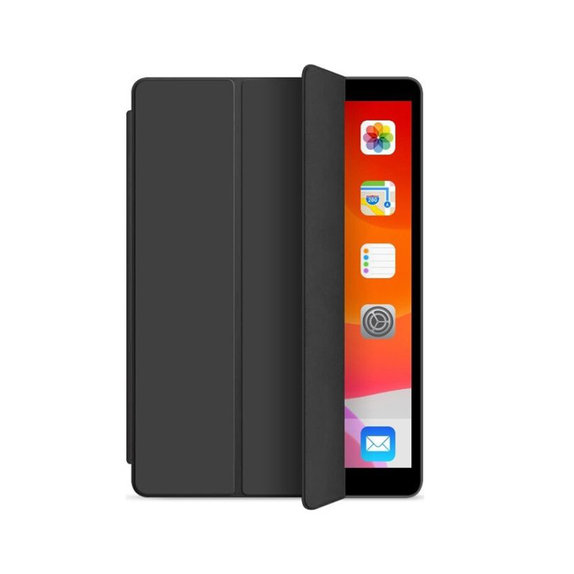 FixPremium - Silicone Flip Case for iPad 10.2 (7th, 8th, 9th Gen), black