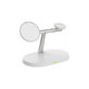 FixPremium - MagSafe Stand 3in1 for iPhone, Apple Watch & AirPods, white