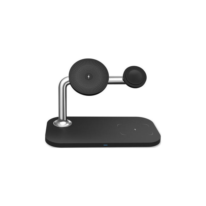 FixPremium - MagSafe Stand 3in1 for iPhone, Apple Watch & AirPods, black