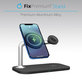 FixPremium - MagSafe Stand 3in1 for iPhone, Apple Watch & AirPods, white