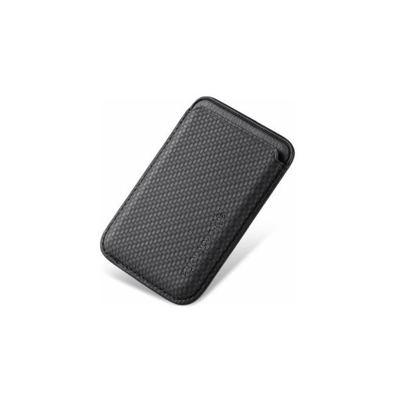 FixPremium - MagSafe Carbon Wallet, black