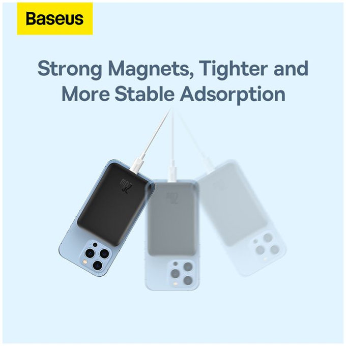 Baseus - MagSafe PowerBank 6000 mAh, blue