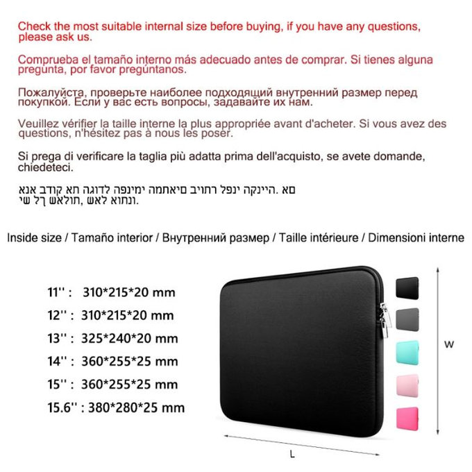 FixPremium - Case for Notebook 15,6", black