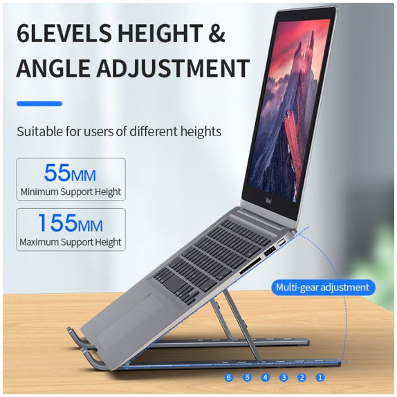 UGREEN - Stand for Notebook, silver