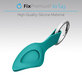 FixPremium - Silicone Keychain for AirTag, black