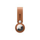 FixPremium - Leather Keychain for AirTag, brown
