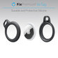 FixPremium - Case with String for AirTag, black