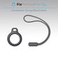 FixPremium - Case with String for AirTag, black
