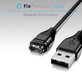 FixPremium - Charging Cable for Garmin Watch, black