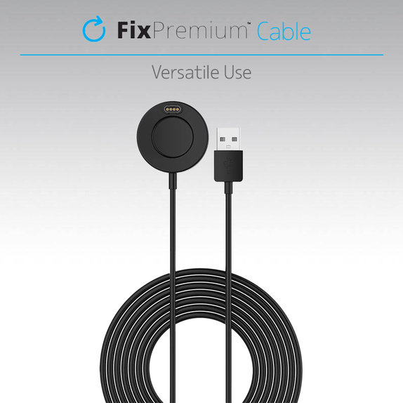 FixPremium - Charging Station for Garmin Watch, black