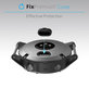 FixPremium - Charging Port Cover for Garmin Watch, black
