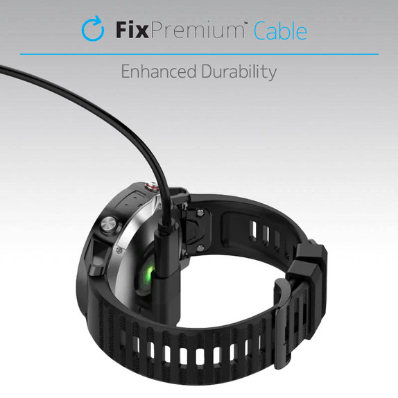 FixPremium - Reduction USB-C for Garmin Port for Watch, black