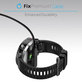 FixPremium - Reduction USB-C for Garmin Port for Watch, black