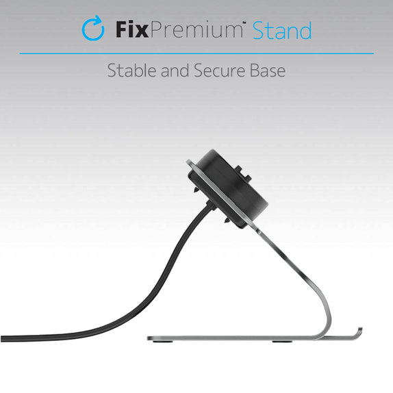 FixPremium - Charging Stand for Garmin Watch, space grey