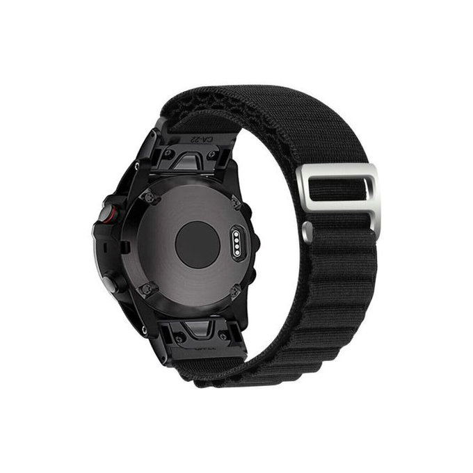 FixPremium - Strap Alpine Loop for Garmin (QuickFit 26mm), black