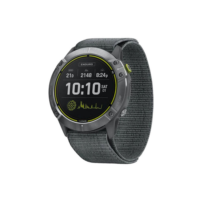 FixPremium - Nylon Strap for Garmin (22mm), grey