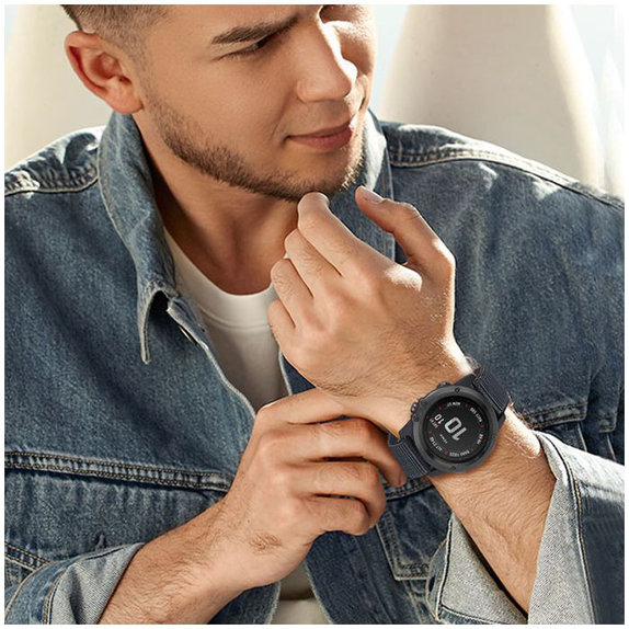 FixPremium - Nylon Strap for Garmin (26mm), black