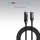 FixPremium - USB-C / USB Cable with Function Power Delivery (1m), black