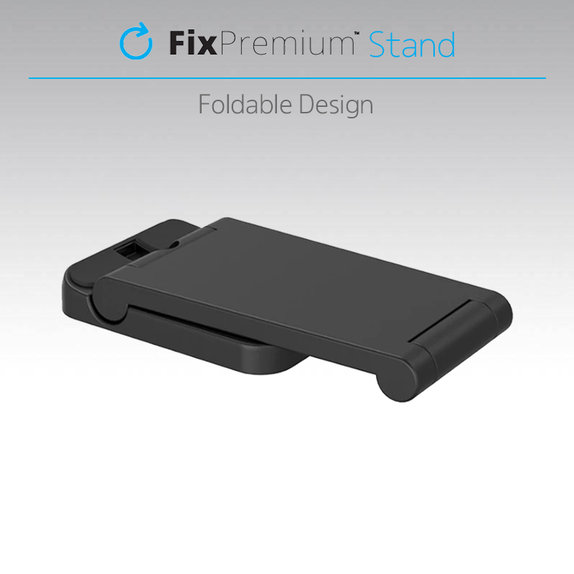 FixPremium - Folding 3in1 Stand for iPhone, Apple Watch & AirPods, black
