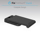 FixPremium - Folding 3in1 Stand for iPhone, Apple Watch & AirPods, black